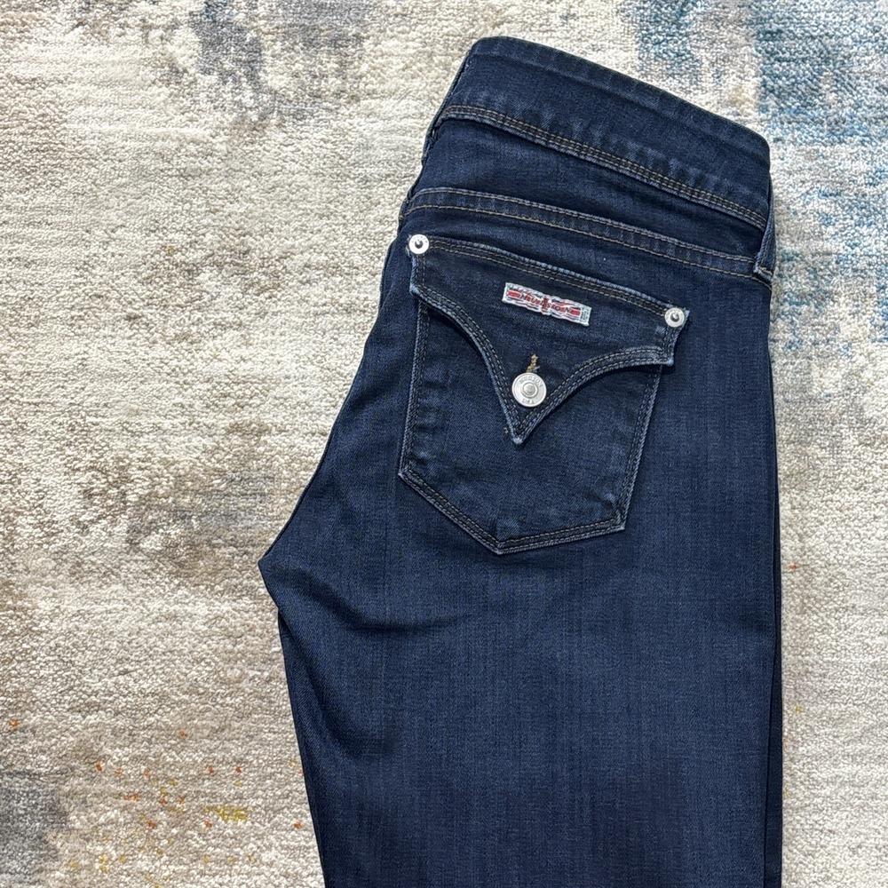 Hudson Womens Jeans Size 26 Dark Wash Cuffed Ankle Cropped Skinny Denim